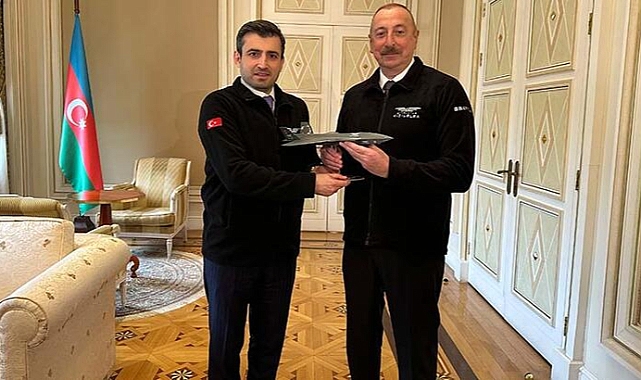 Selçuk Bayraktar, Azerbaycan Cumhurbaşkanı Aliyev’i ziyaret etti