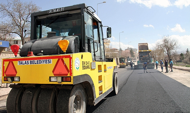Talas’ta Asfalt Sezonu Hızlı Başladı