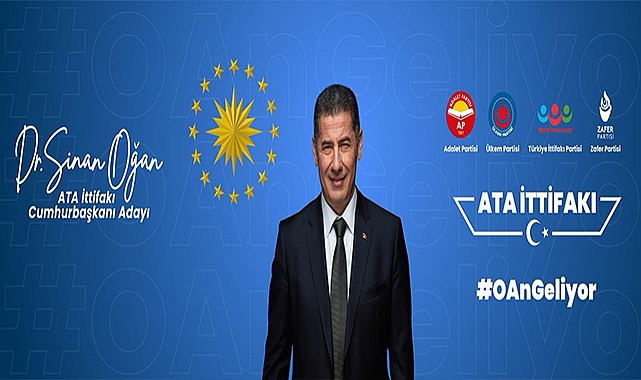 ATA İttifakı Cumhurbaşkanı Adayı Sinan Oğan Kayseri'ye geliyor