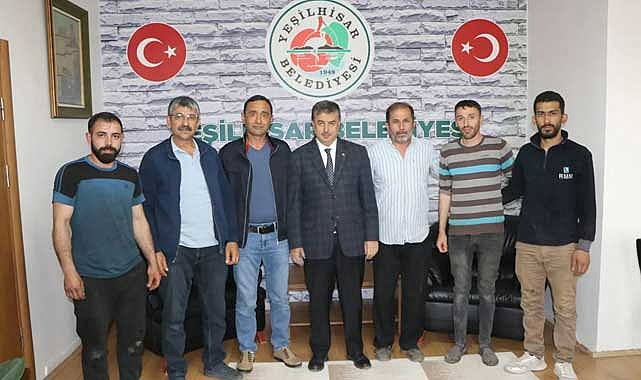 Başkan Halit Taşyapan’a Ziyaretler Devam Ediyor