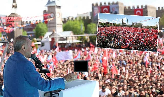 Cumhurbaşkanı Erdoğan’ın Kayseri Mitingine 135 Bin Kişi Katıldı
