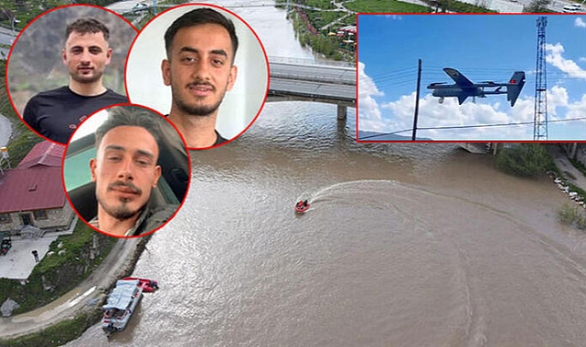 Munzur Çayı'na uçan otomobildeki 3 genç, insansız hava aracıyla da aranıyor