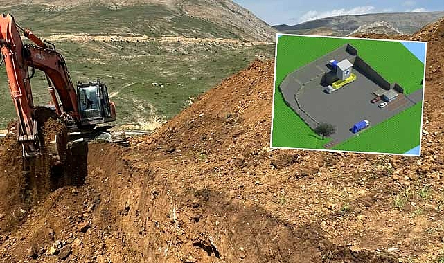 Sarız’da ‘Katı Atık Entegre Tesisi’ İçin Kazı Çalışmaları Başladı
