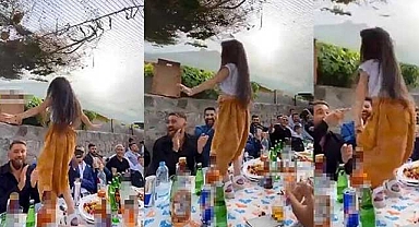 Alkol alınan masada oynatılan kız çocuğunun ailesi olayın yanlış yorumlandığını söyledi