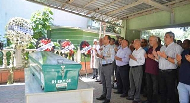 Arabasına seken taş yüzünden hayatını kaybeden pilot memleketinde toprağa verildi