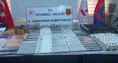 Jandarmadan kaçak sigara operasyonu