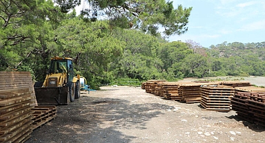 Koylardaki halk plajı çalışması, 'yürütmeyi durdurma' kararı ile son buldu