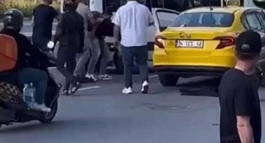 Sarıyer'de yol verme tartışması kavgaya dönüştü