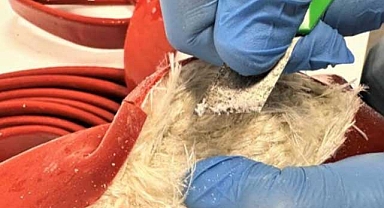 Yangın hortumuna gizledikleri uyuşturucu ele geçirildi