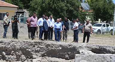 Başkan Büyükkılıç'tan Mozaik Yapısına Ziyaret