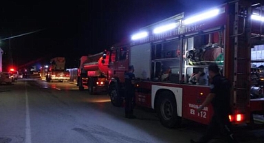 Bursa'da korkutan yangın! 