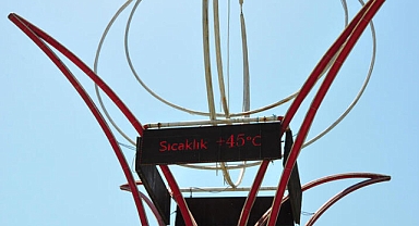 Ege'de termometreler 45 dereceyi gösterdi