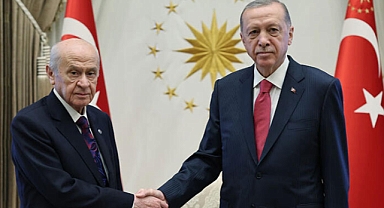 Erdoğan, Bahçeli'yi kabul etti
