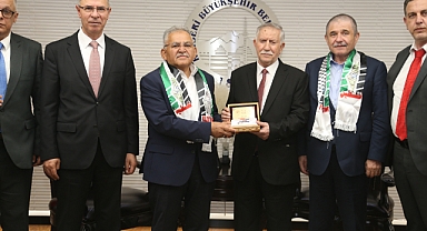 Filistin Büyükelçisi'nden Başkan Büyükkılıç'a Ziyaret
