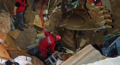 Giresun'da sağanak sonrası fabrikada göçük: 2 işçi kurtarıldı, 1 kişi mahsur