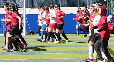 Görme engelli kadın futbolcular'ın milli forma mesaisi