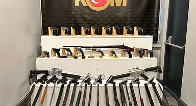 Kayseri'de ruhsatsız silah operasyonu