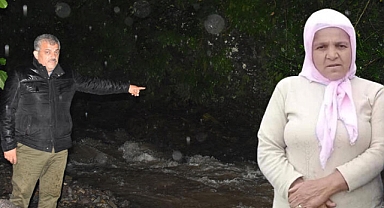 Ordu'da dereye düşen kadın için arama- kurtarma çalışması başlatıldı