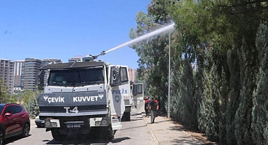 Orman yangınına TOMA'lar müdahale etti