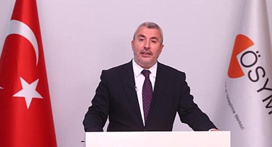 SON DAKİKA: ÖSYM Başkanı Ersoy'dan Flaş Açıklama!