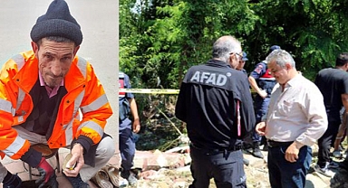 Sel sularına kapılan babasının cansız bedenini buldu