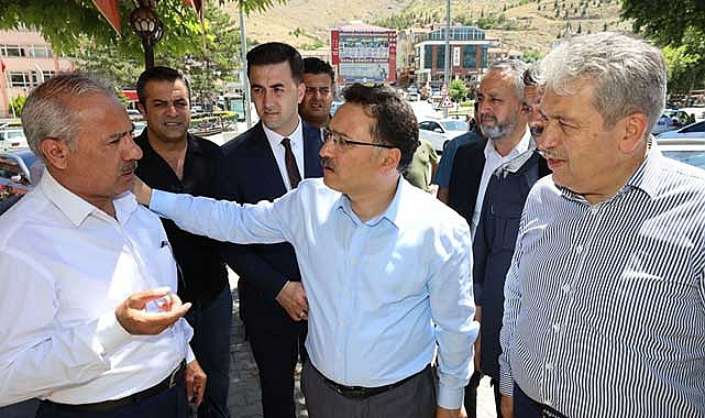 Vali Çiçek, Yahyalı'da Esnafları Ziyaret Etti