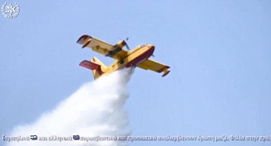 Yunanistan’da orman yangınlarıyla mücadele sürüyor