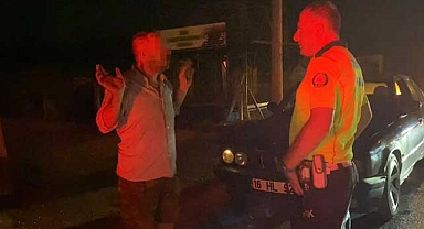 3.05 promil alkollü sürücü polise zor anlar yaşattı