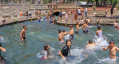 40 derecenin üzerindeki sıcakta sokaklar boş kaldı