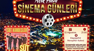 Açık Havada Sinema Keyfi İçin Biletler Kapadokya Kültür Ve Sanat Merkezi'nde