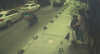 Arnavutköy'deki hırsızlık anı kamerada