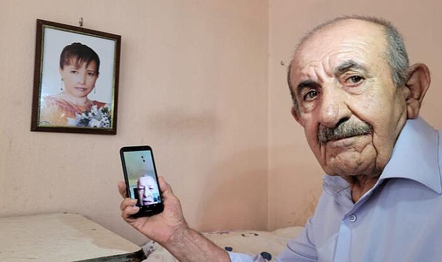 Çalışmak için gittiği Rusya'da evlendiği eşine..