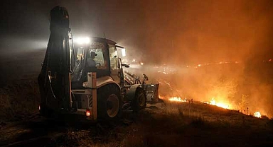 Çanakkale'de yangın devam ediyor...