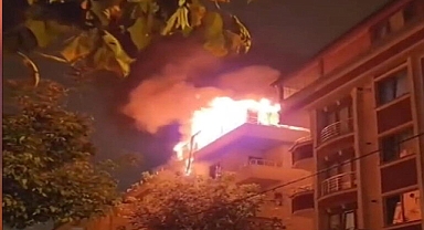 Çekmeköy'de yangın paniği.