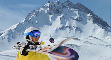 Erciyes Kayak Merkezi Pistlerinde 