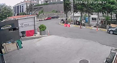 Kazaya neden olan sürücünün kaçmasına vatandaş engel oldu