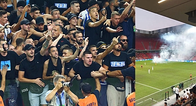 KF Tirana - Beşiktaş Maçında Tatsız Olaylar...