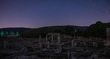 Perseid meteor yağmuru antik kentte gözlendi