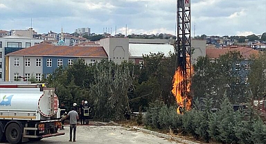 Tekirdağ'da doğal gaz borusu patladı; büyük panik yaşandı