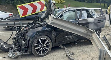 TEM otoyolunda feci kaza: 2 yaralı