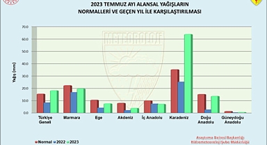 Temmuz ayı sıcaklık haritası yayınlandı: Kuraklık tehlikesi