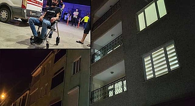 Bursa' balkondan atılan patlayıcı madde bir vatandaşı karnından yaraladı