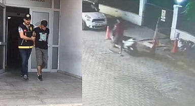 Çaldığı motosiklet ile güvenlik kamerasına yakalanan kişiden akılalmaz savunma...