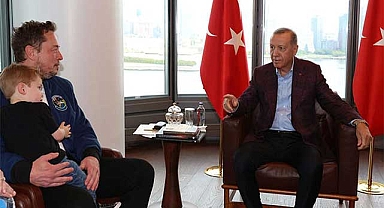 Elon Musk cumhurbaşkanı Erdoğan'ı ziyaret etti