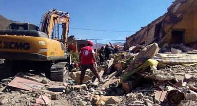 Uluslararası Kızılhaç Fas’ta 6.8 büyüklüğündeki deprem!