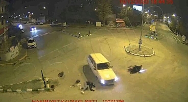 Amasya'da kazalar kameralara saniye saniye yansıdı!