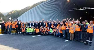 Bolu Dağı Tüneli'nin açılışı yapıldı