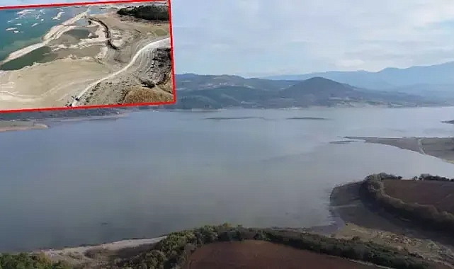 Bayramiç Barajı'nın 8,5'a düşen su seviyesi, 2 ayda yüzde 60'a ulaştı