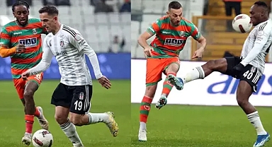 Beşiktaş evinde Alanyaspor'a 3-1 mağlup oldu!