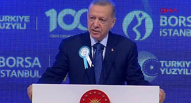 Cumhurbaşkanı Erdoğan, Borsa İstanbul Töreni'nde konuştu